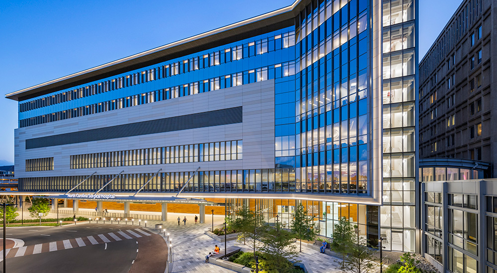 UNC Health – North Carolina Surgical Hospital, Chapel Hill, North Carolina: 2025 Design Showcase Honorable Mention, slide 0