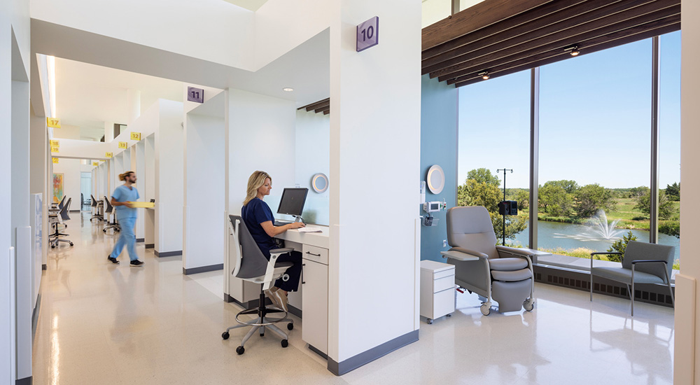 April Sampson Cancer Center In Lincoln, Nebraska: 2025 Design Showcase Honorable Mention, slide 1