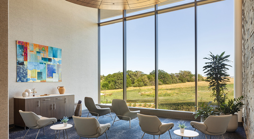 April Sampson Cancer Center In Lincoln, Nebraska: 2025 Design Showcase Honorable Mention, slide 0