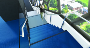ABDEFENDER rubber floor tiles, American Biltrite