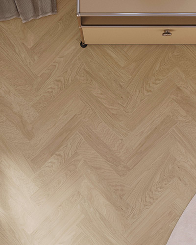 Bjelin, flooring, woodura herringbone