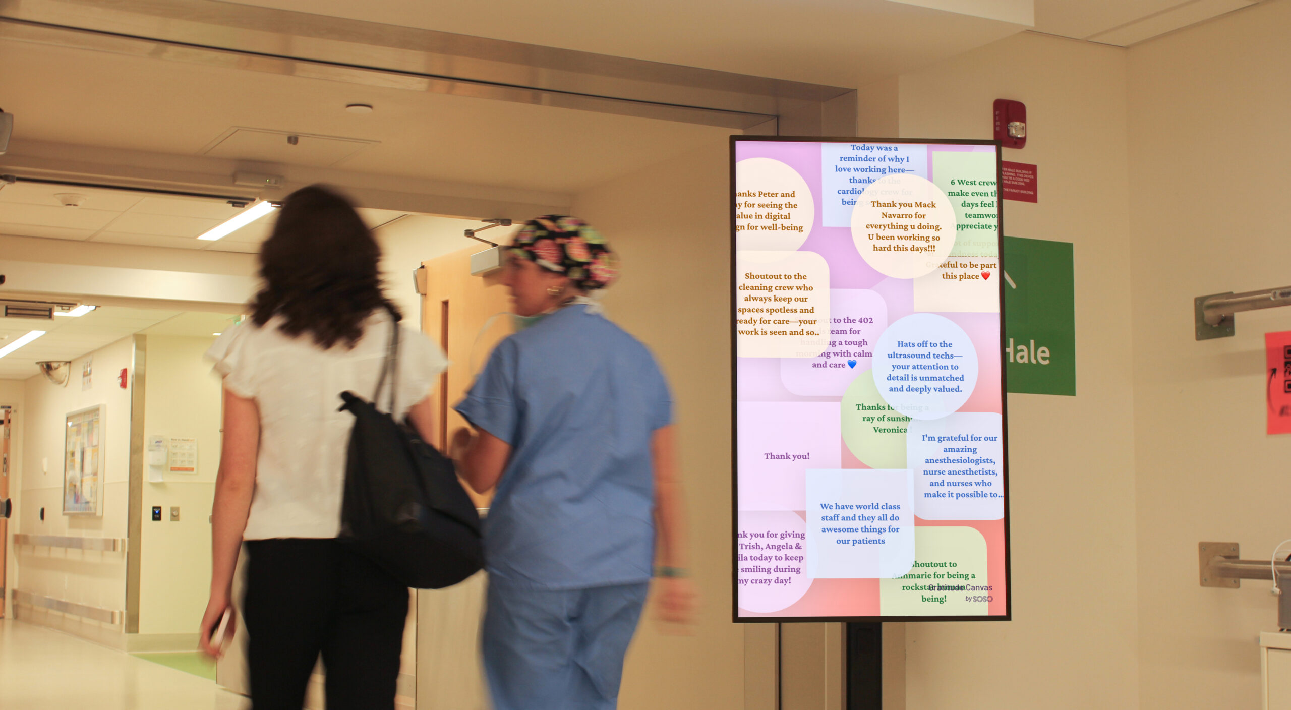 Boston Children’s Hospital Installs Gratitude Display To Addresses Caregiver Burnout, slide 1