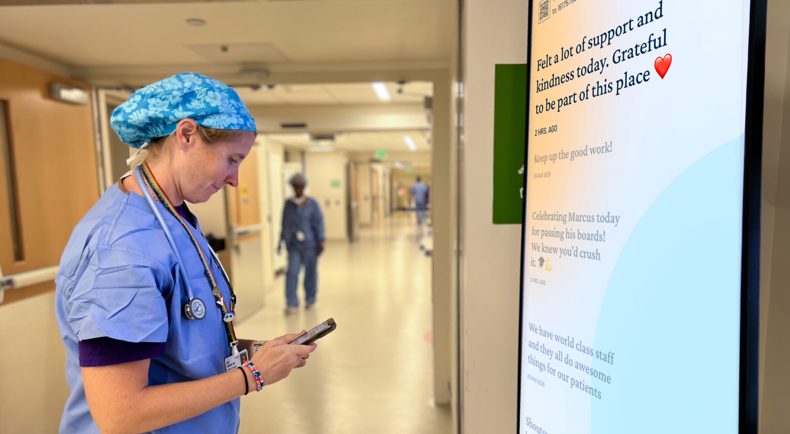 Boston Children’s Hospital Installs Gratitude Display To Addresses Caregiver Burnout, slide 0