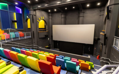 How Birmingham Children’s Hospital Turned An Unused Lecture Hall Into A Movie Theater